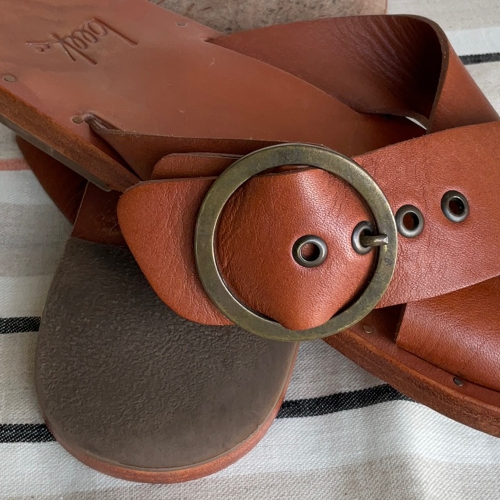 Beek Leather Two-strap Slides 9 - Picture 8 of 8